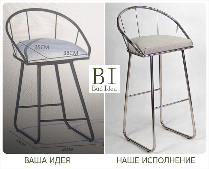 Дизайн та виготовлення барних стільців
